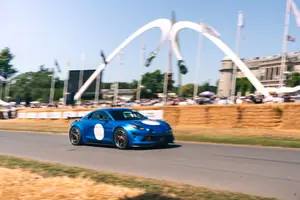 Alpine A110 Future beleeft publieksdebuut op de Goodwood-heuvelklim