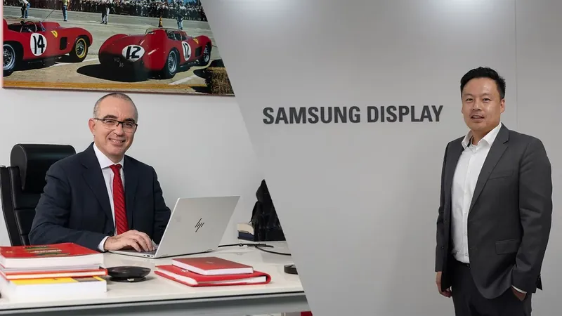 Ferrari kiest Samsung OLED-displays voor de volgende generatie modellen