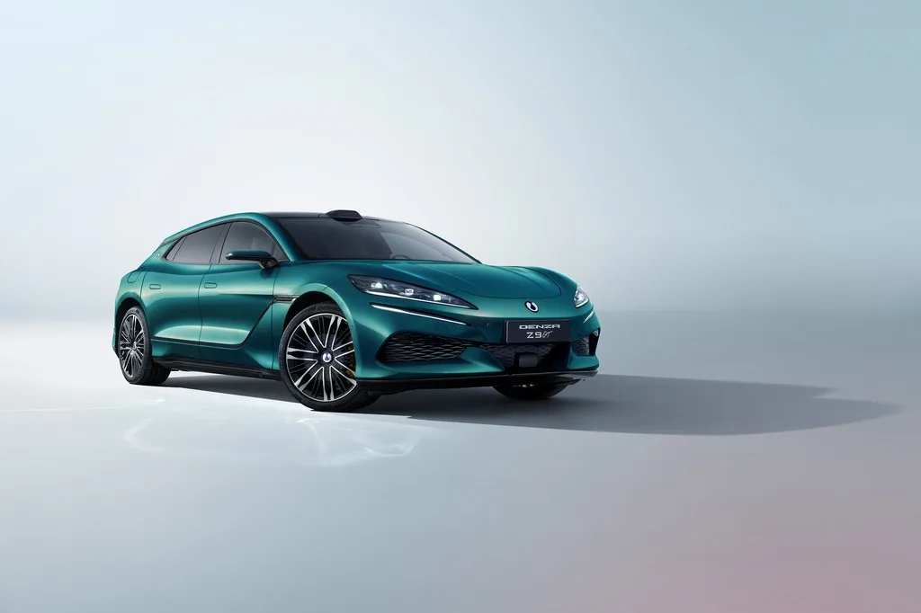 Denza Z9 GT zijaanzicht voor de Europese markt