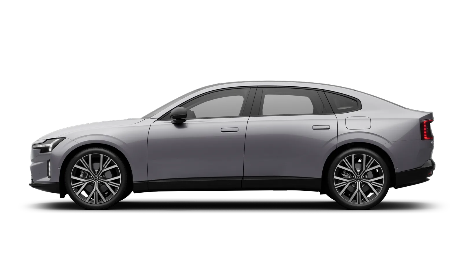 Volvo elektrische auto onderweg